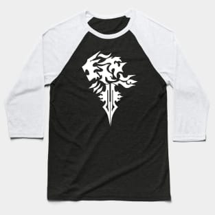 Logo FF8 Blanco Baseball T-Shirt